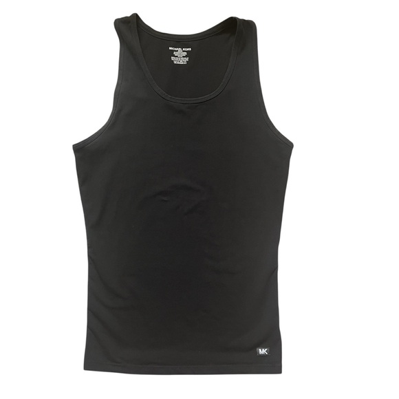MICHAEL Michael Kors Tops - Michael Kors MK Black Sleeveless Tank Top Size M Casual Classic Stretch Logo